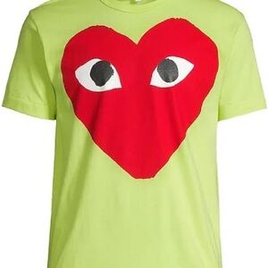 Comme des garçons shirt green & red